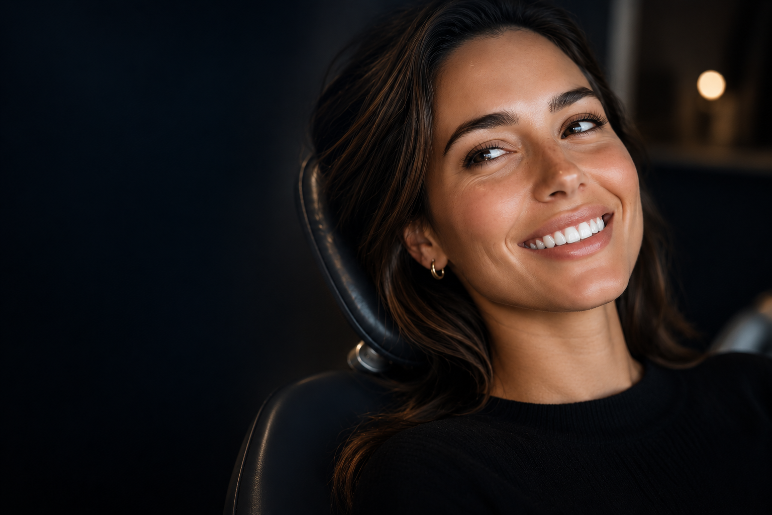 Smiling patient at Neo Dental